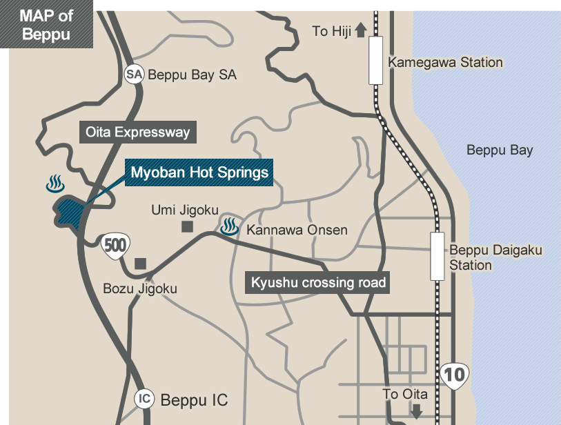 Myoban  Hot Spring's MAP1
