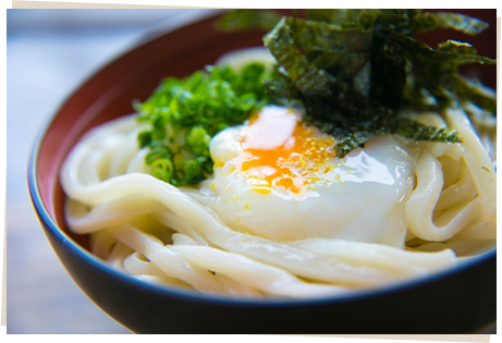 Handmade Sanuki udon noodles